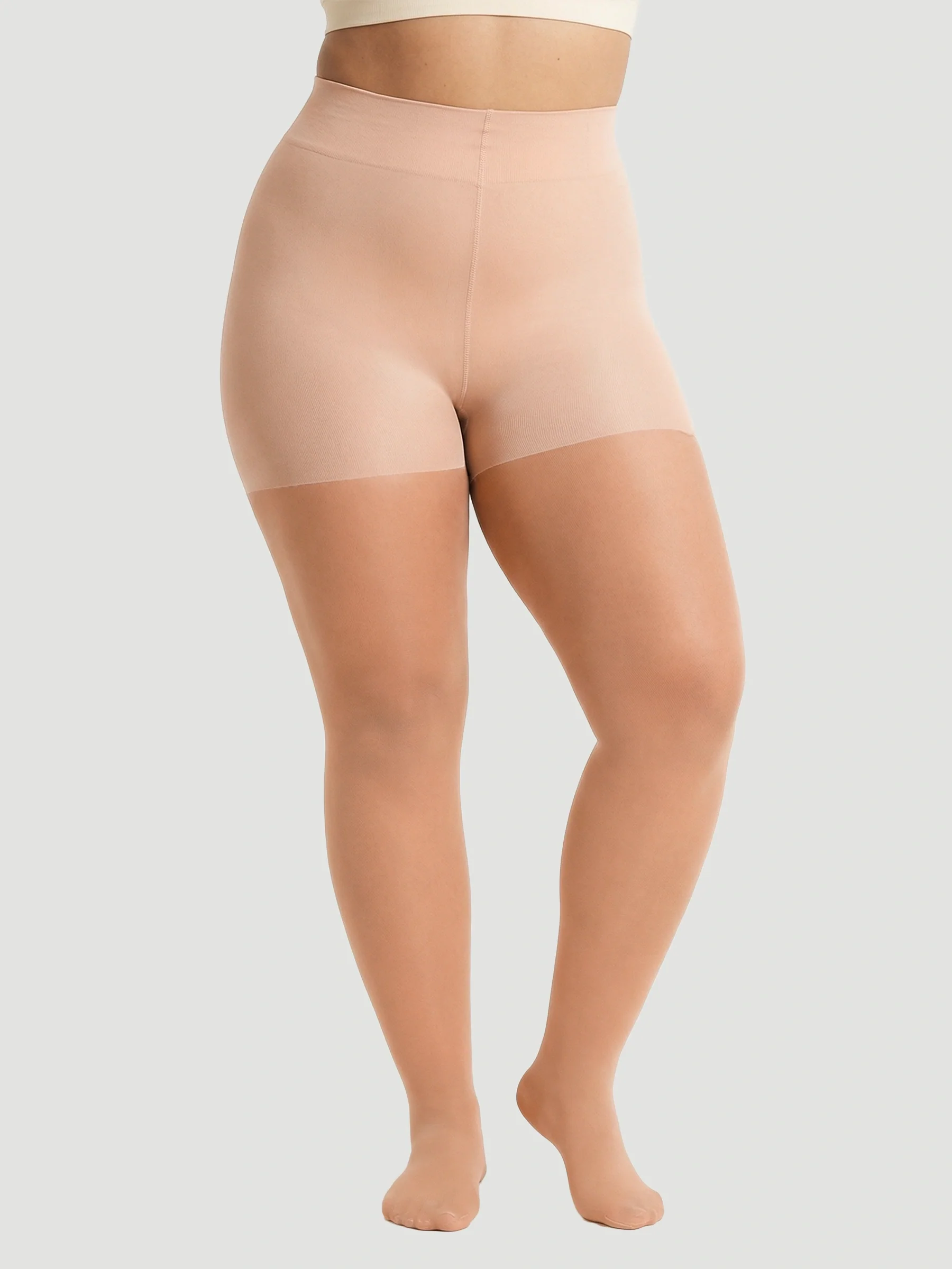2-Pack 70 Denier Tear-proof Shaping Tights - Image 5