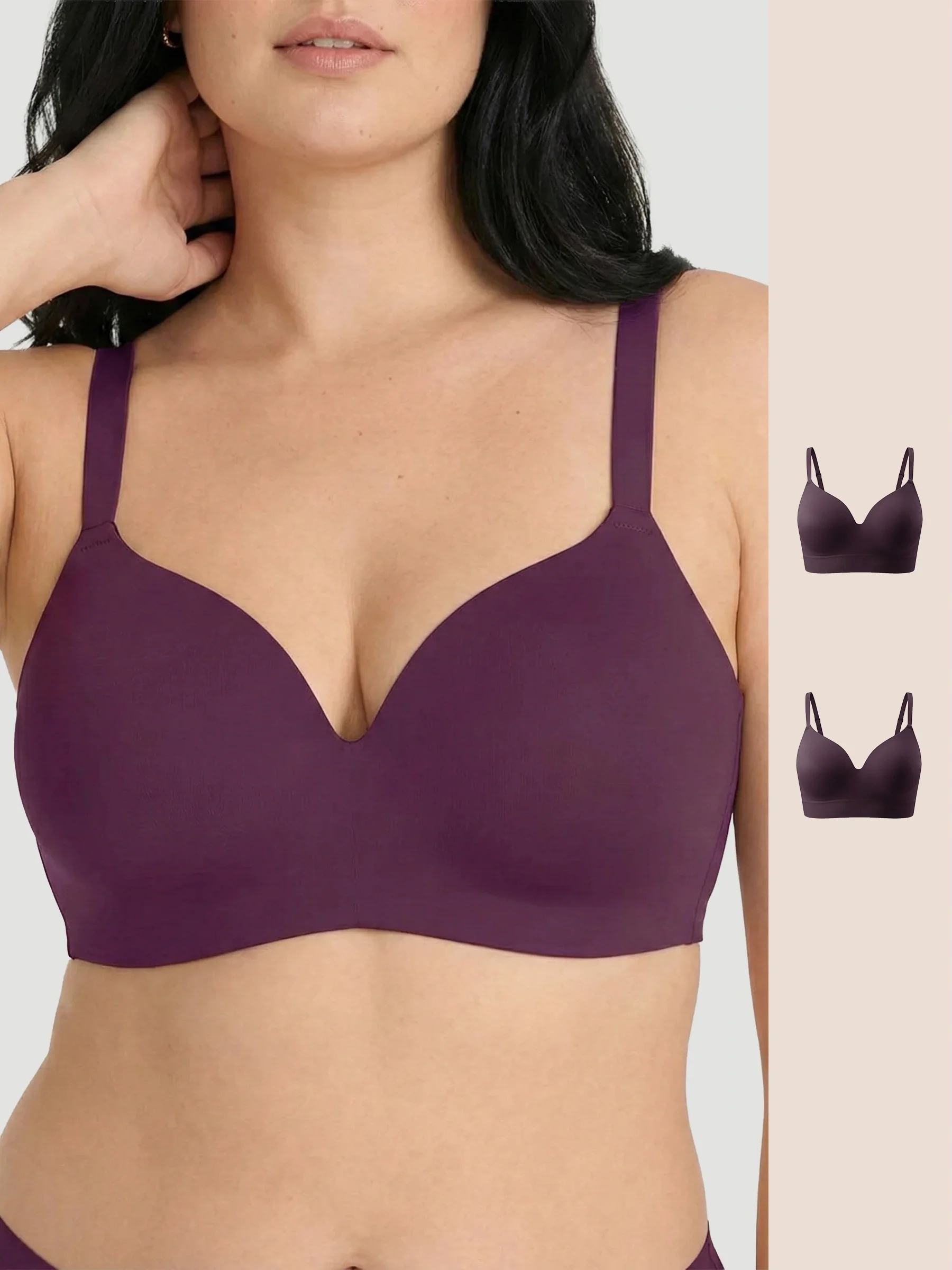 2-Pack Ultimate Comfort Wireless Support Bra - Image 25