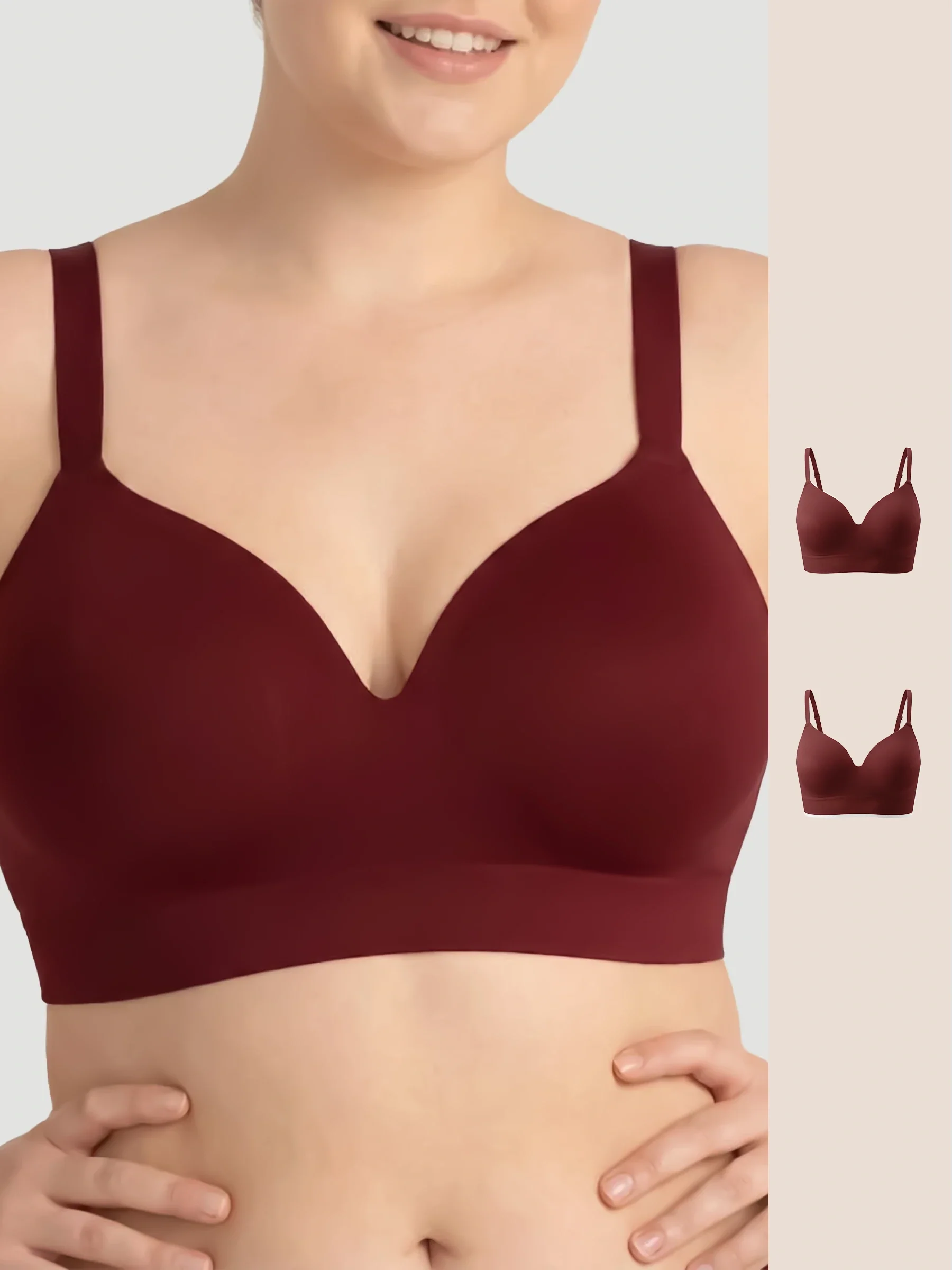 2-Pack Ultimate Comfort Wireless Support Bra - Image 40