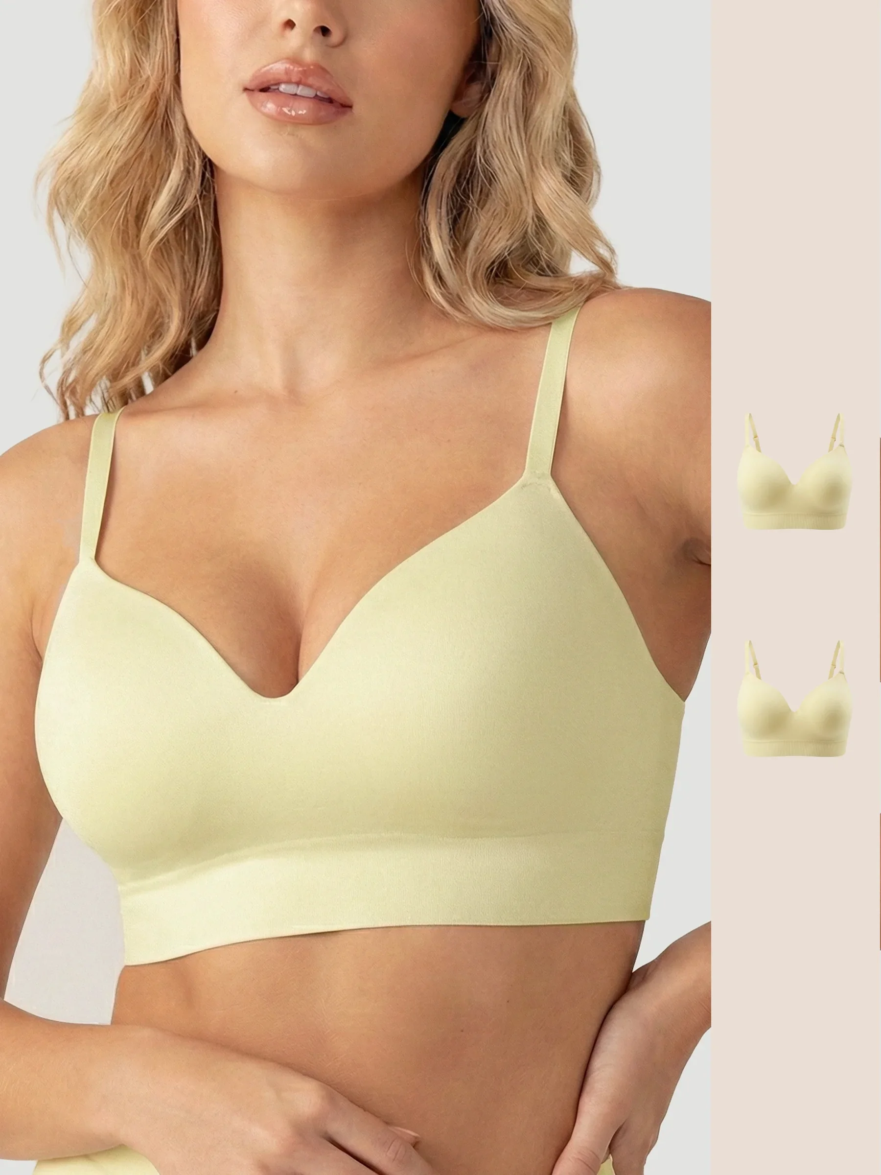 2-Pack Ultimate Comfort Wireless Support Bra - Image 44