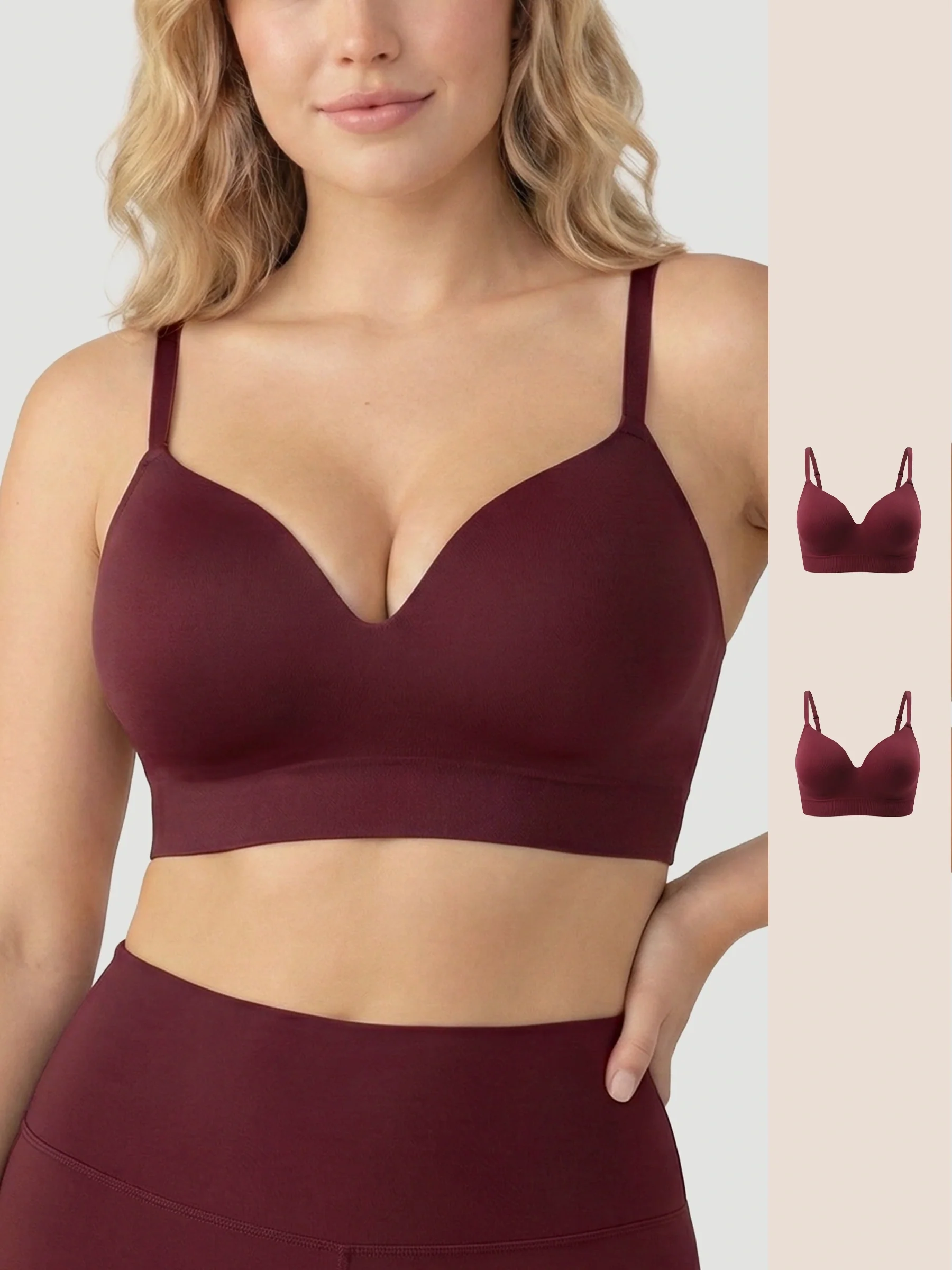 2-Pack Ultimate Comfort Wireless Support Bra - Image 48