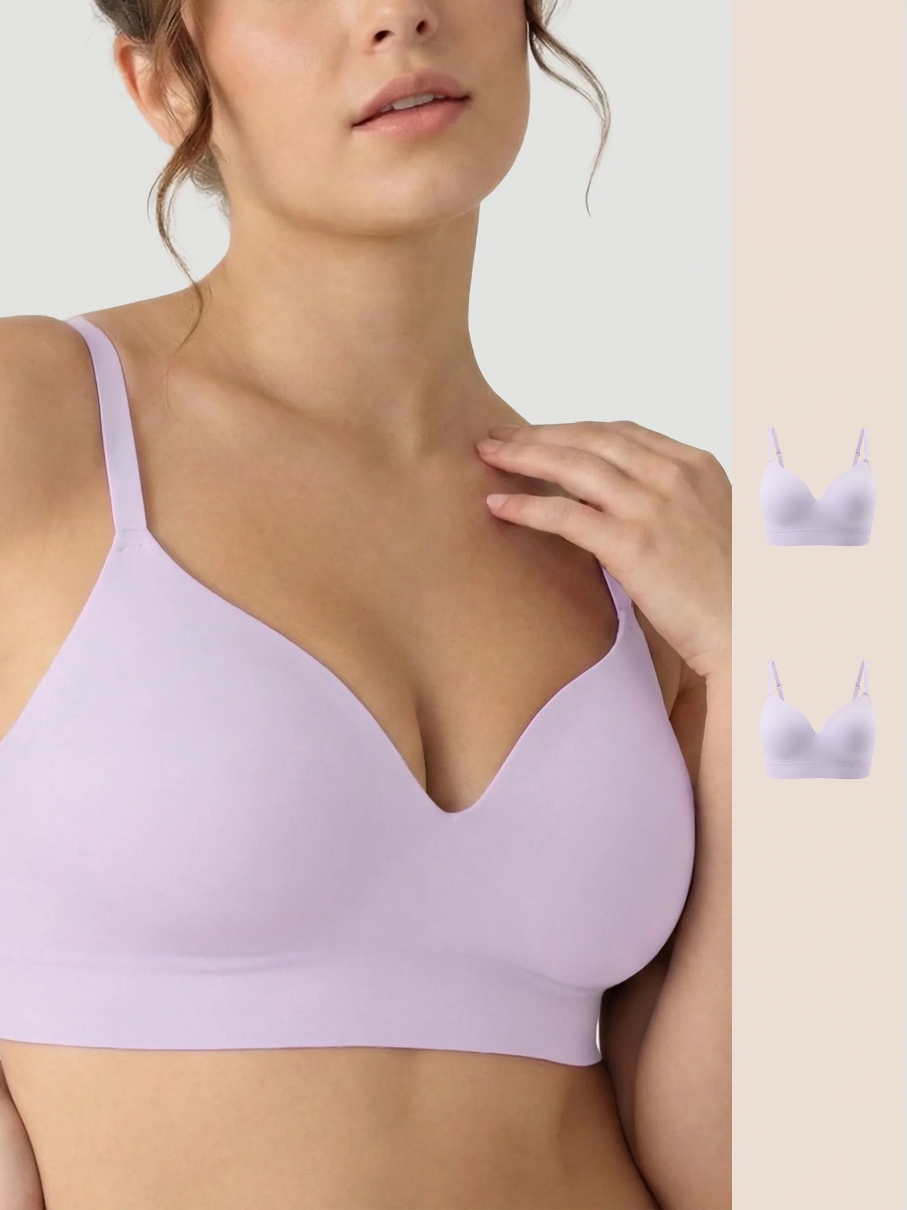 2-Pack Ultimate Comfort Wireless Support Bra - Image 53