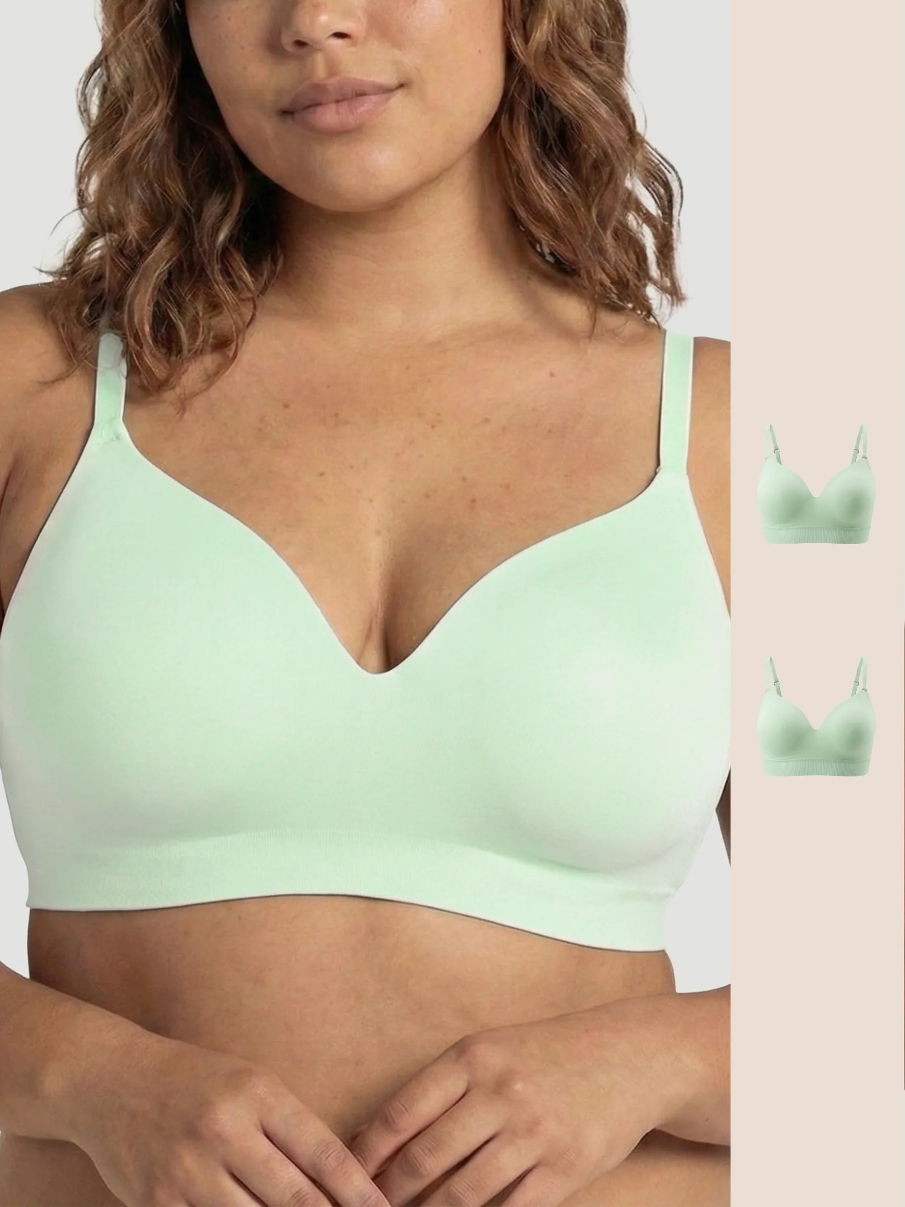 2-Pack Ultimate Comfort Wireless Support Bra - Image 57
