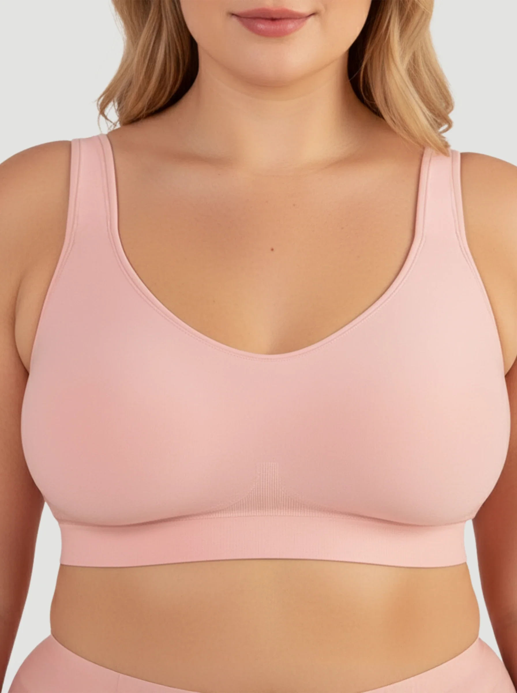 Adjustable Wire Free Shaper Bra (Cups A-FF) + FREE Bra Extender - Image 11