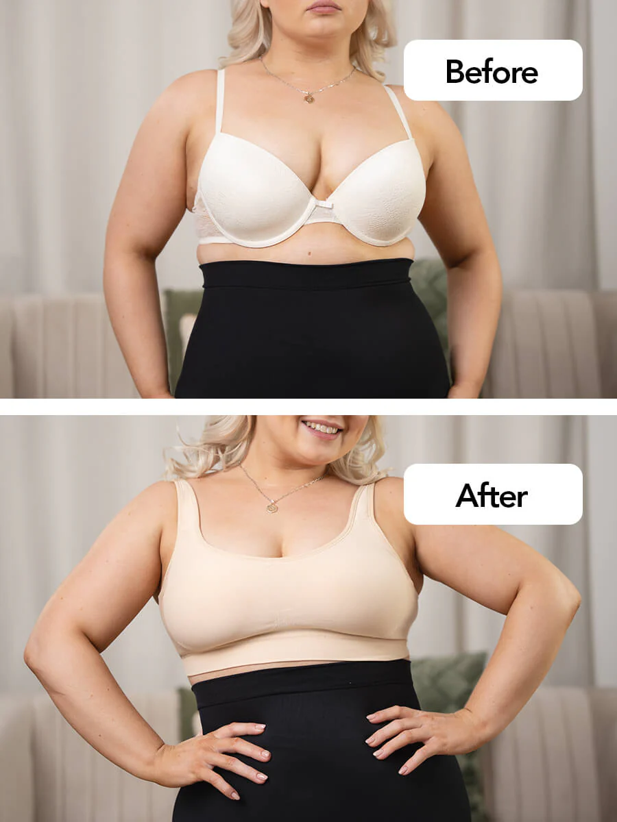 Adjustable Wire Free Shaper Bra (Cups A-FF) + FREE Bra Extender - Image 19
