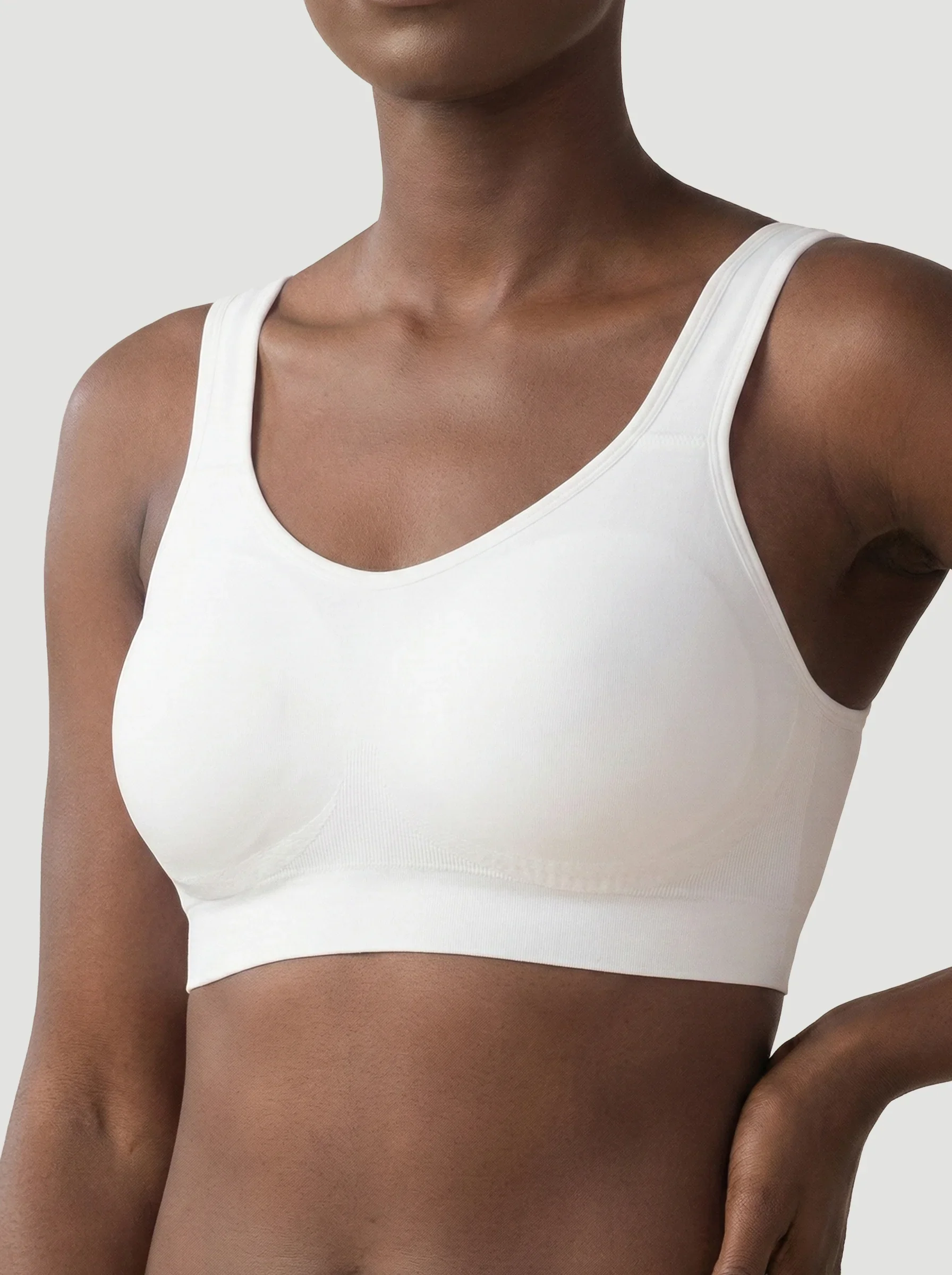 Adjustable Wire Free Shaper Bra (Cups A-FF) + FREE Bra Extender - Image 5
