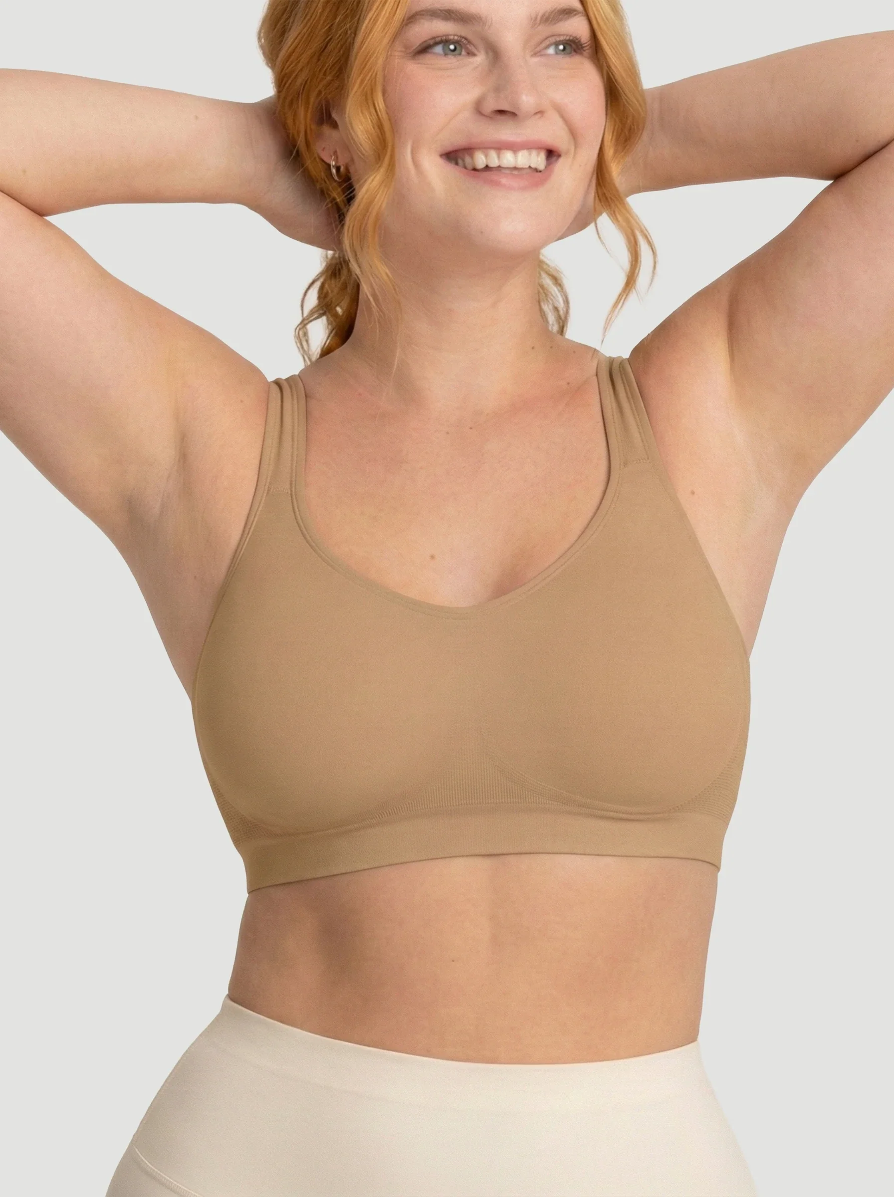 Adjustable Wire Free Shaper Bra (Cups A-FF) + FREE Bra Extender - Image 8