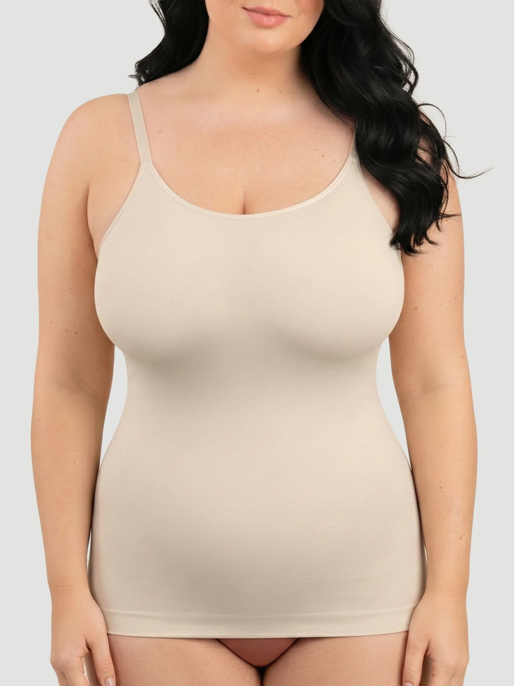 Seamless Shaping Scoop Neck Daily Cami Top - Image 8