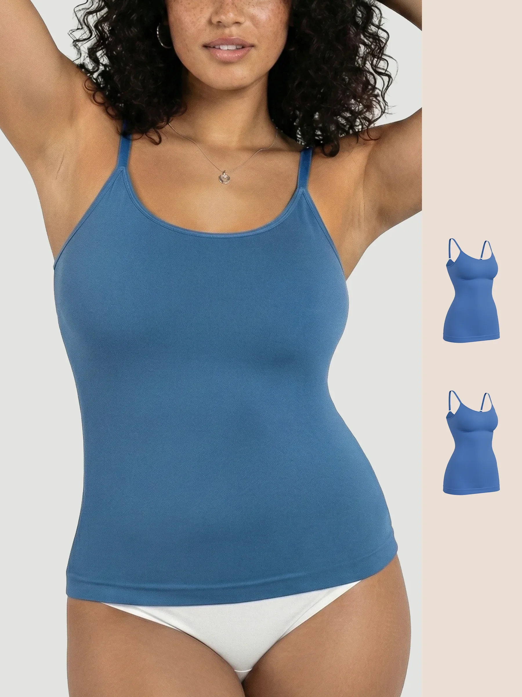Seamless Shaping Scoop Neck Daily Cami Top - Image 13