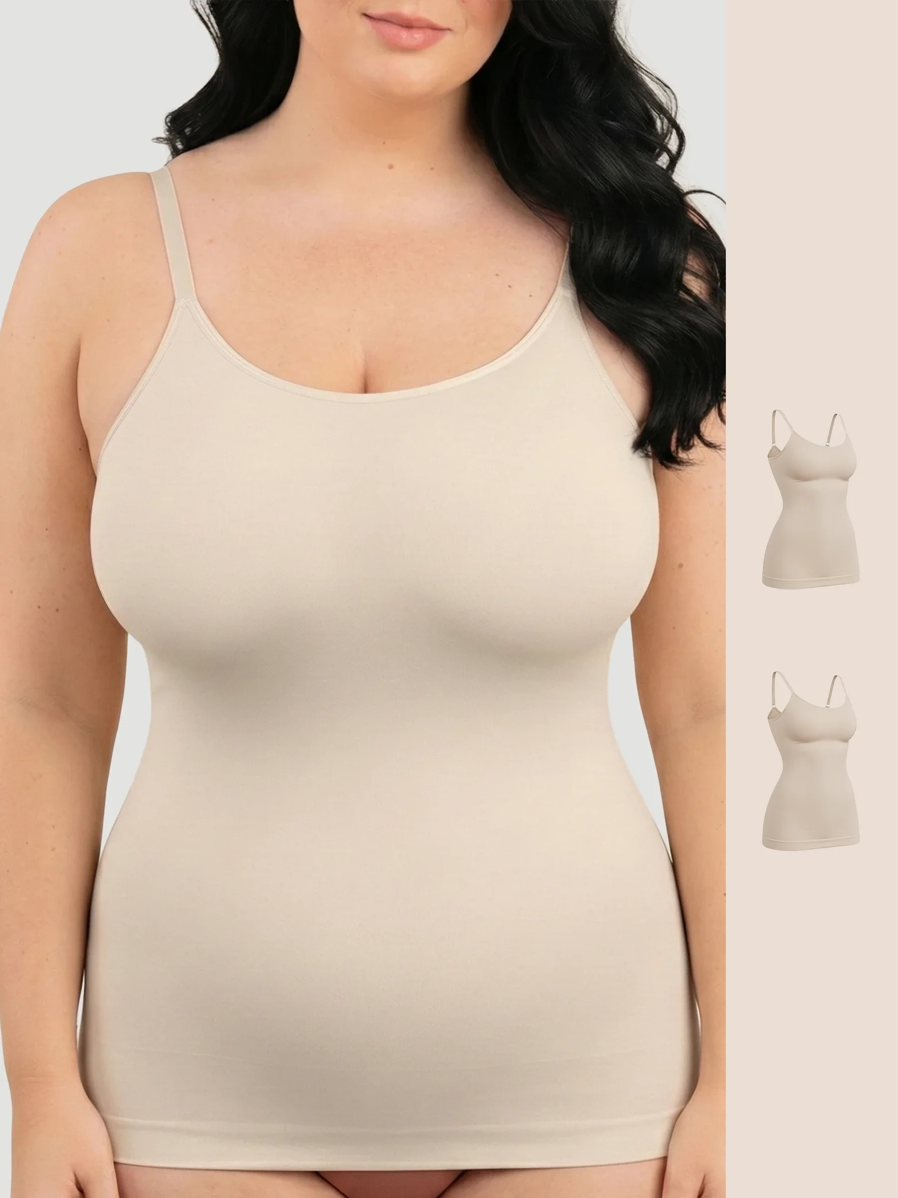 Seamless Shaping Scoop Neck Daily Cami Top - Image 7