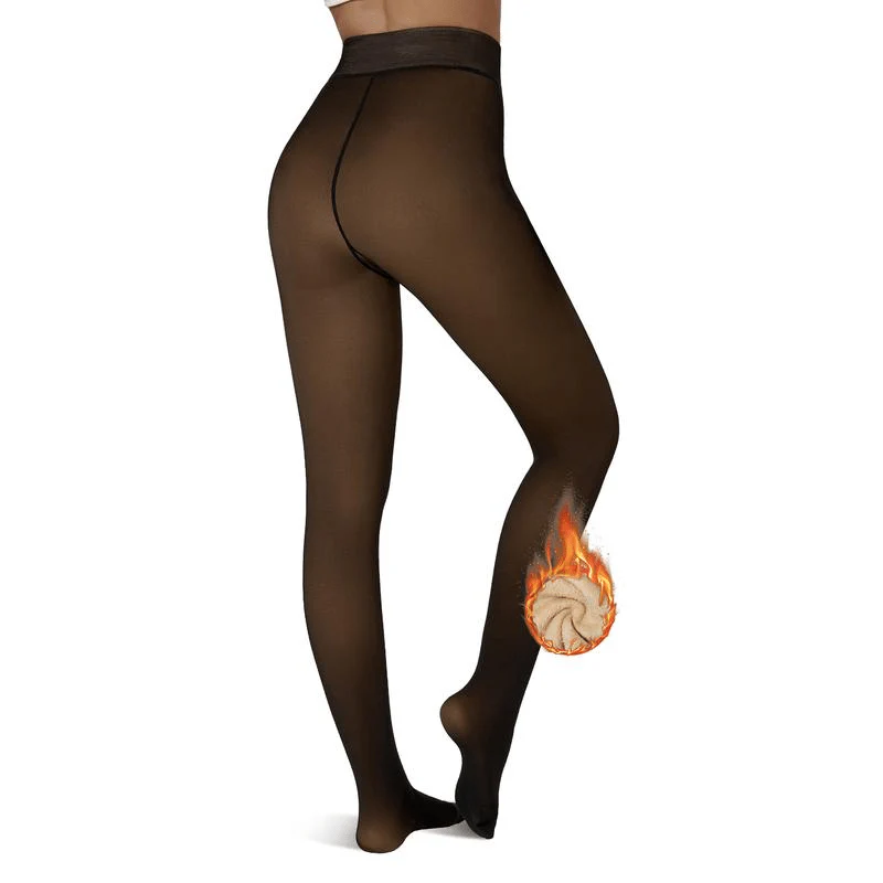 Fleece Lined Tights One-Lined Seams both front and back - Image 5