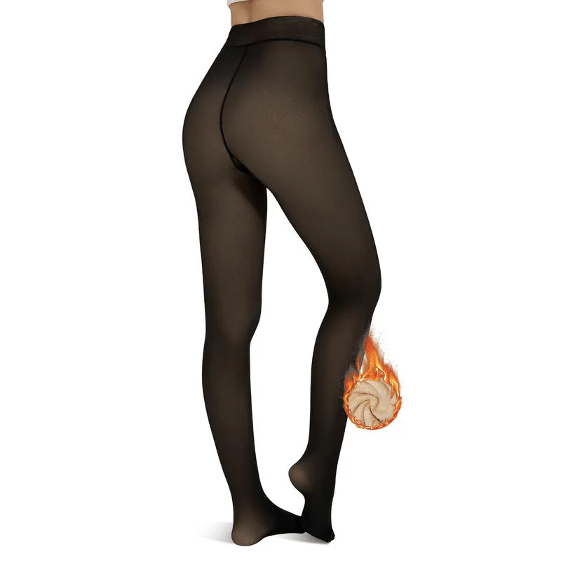Fleece Lined Tights One-Lined Seams both front and back - Image 9