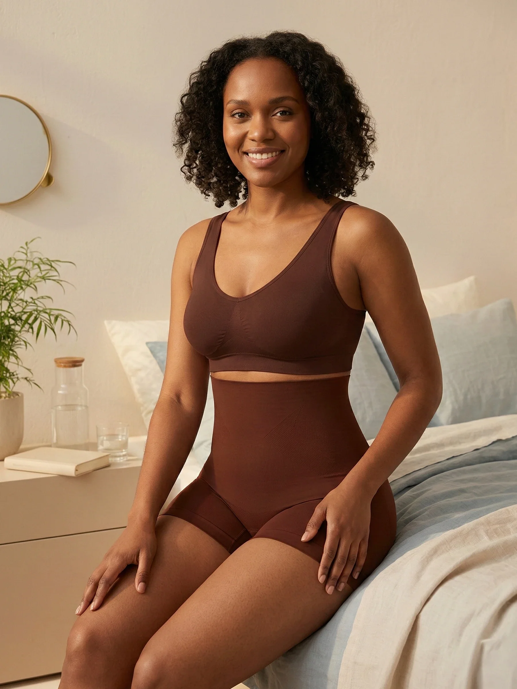High-Waisted Shaping BoyShort - Image 33