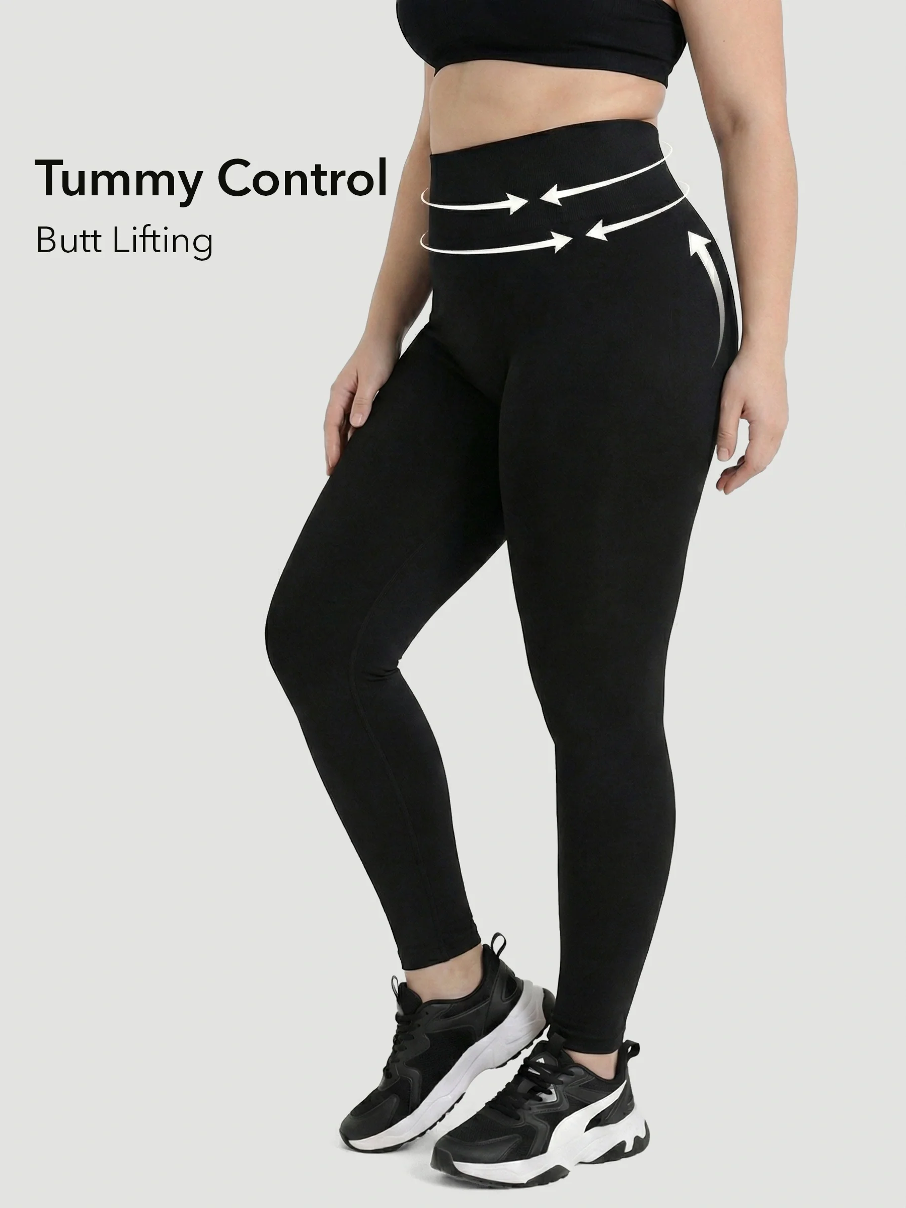 High Waisted Shaping Leggings - Image 10