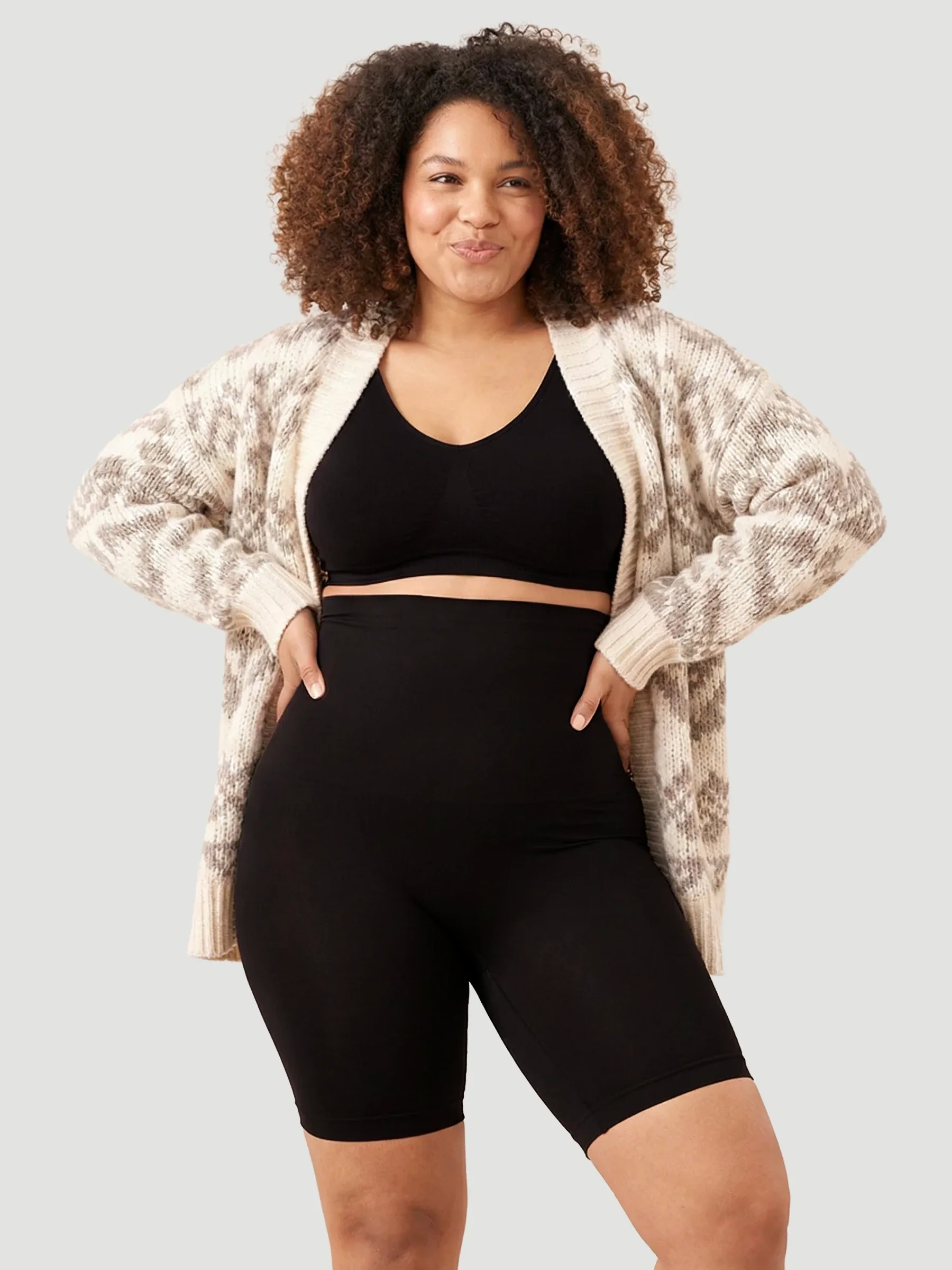 High Waisted Shaping Shorts - Image 12
