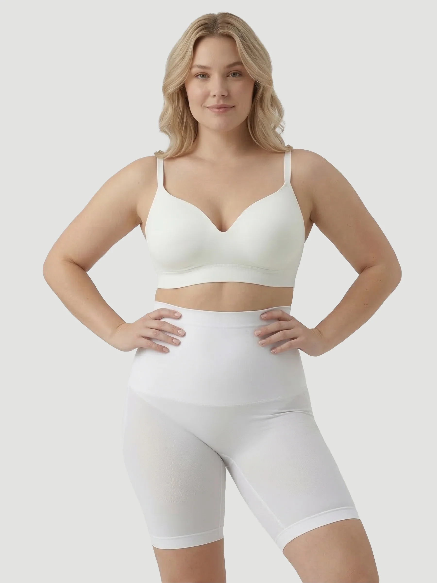 High Waisted Shaping Shorts - Image 39