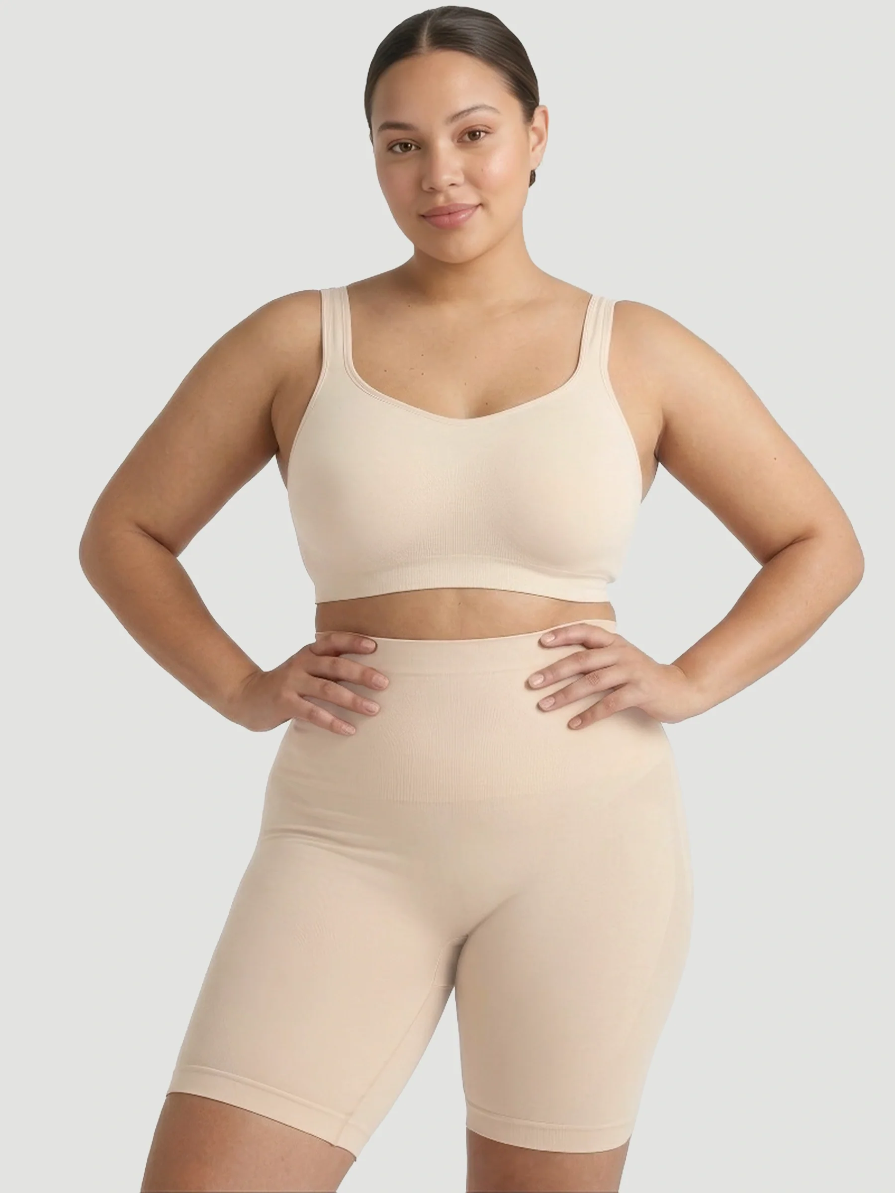 High Waisted Shaping Shorts - Image 22