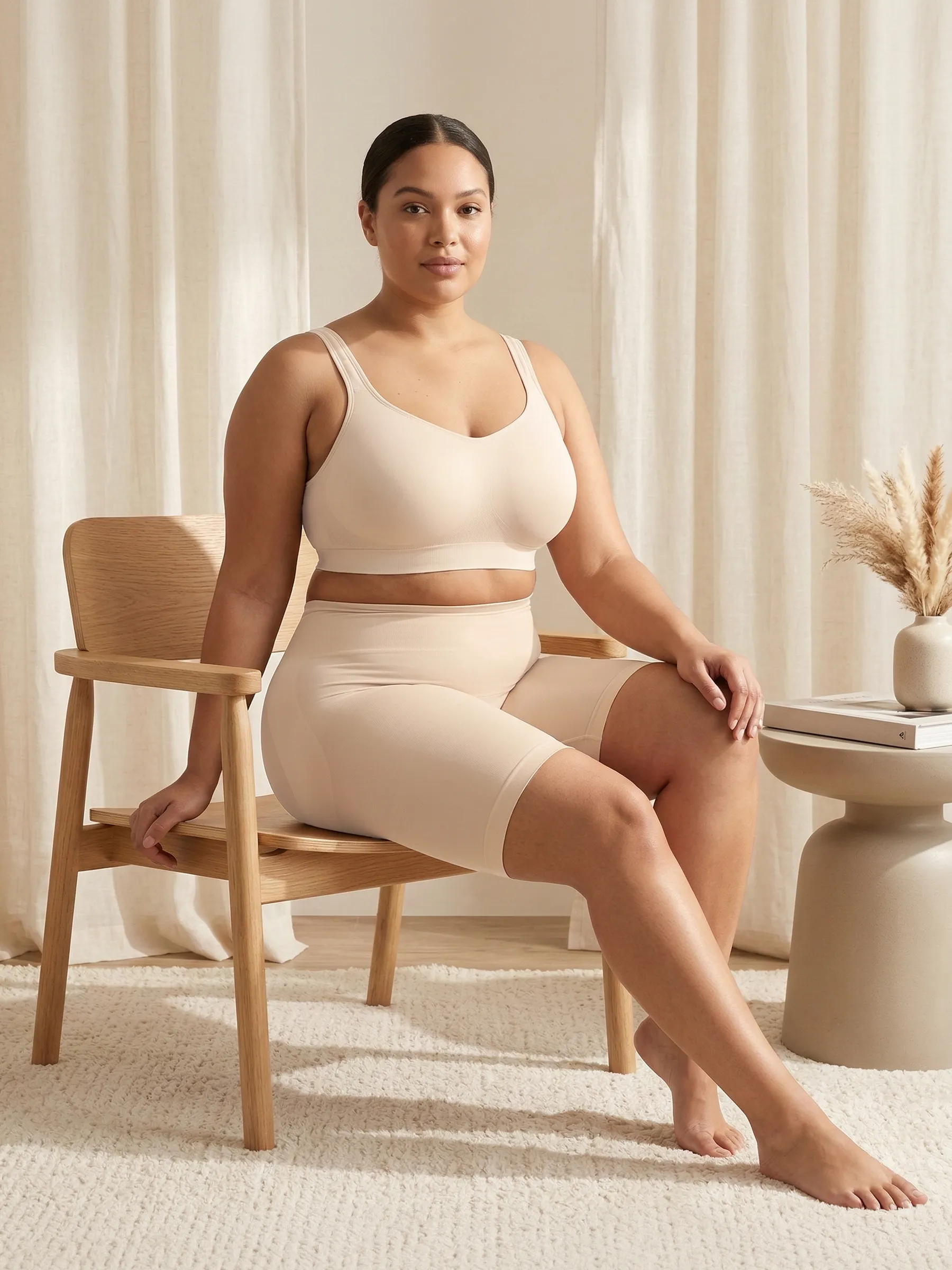 High Waisted Shaping Shorts - Image 25