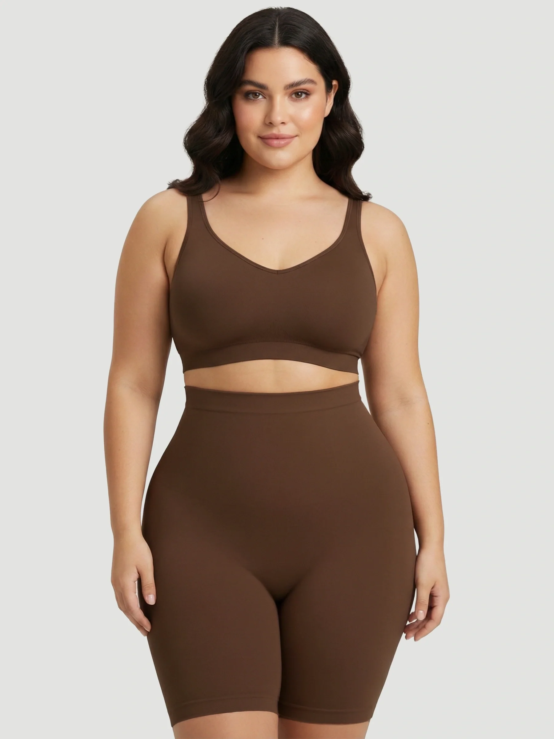 High Waisted Shaping Shorts - Image 31