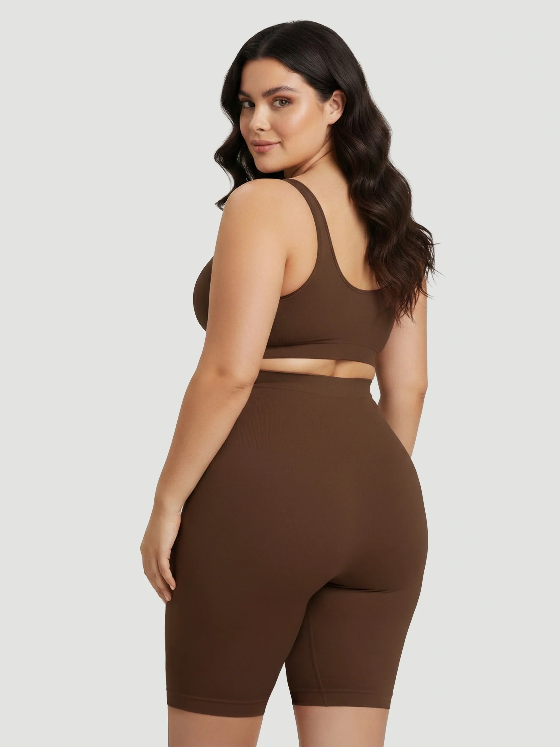 High Waisted Shaping Shorts - Image 32