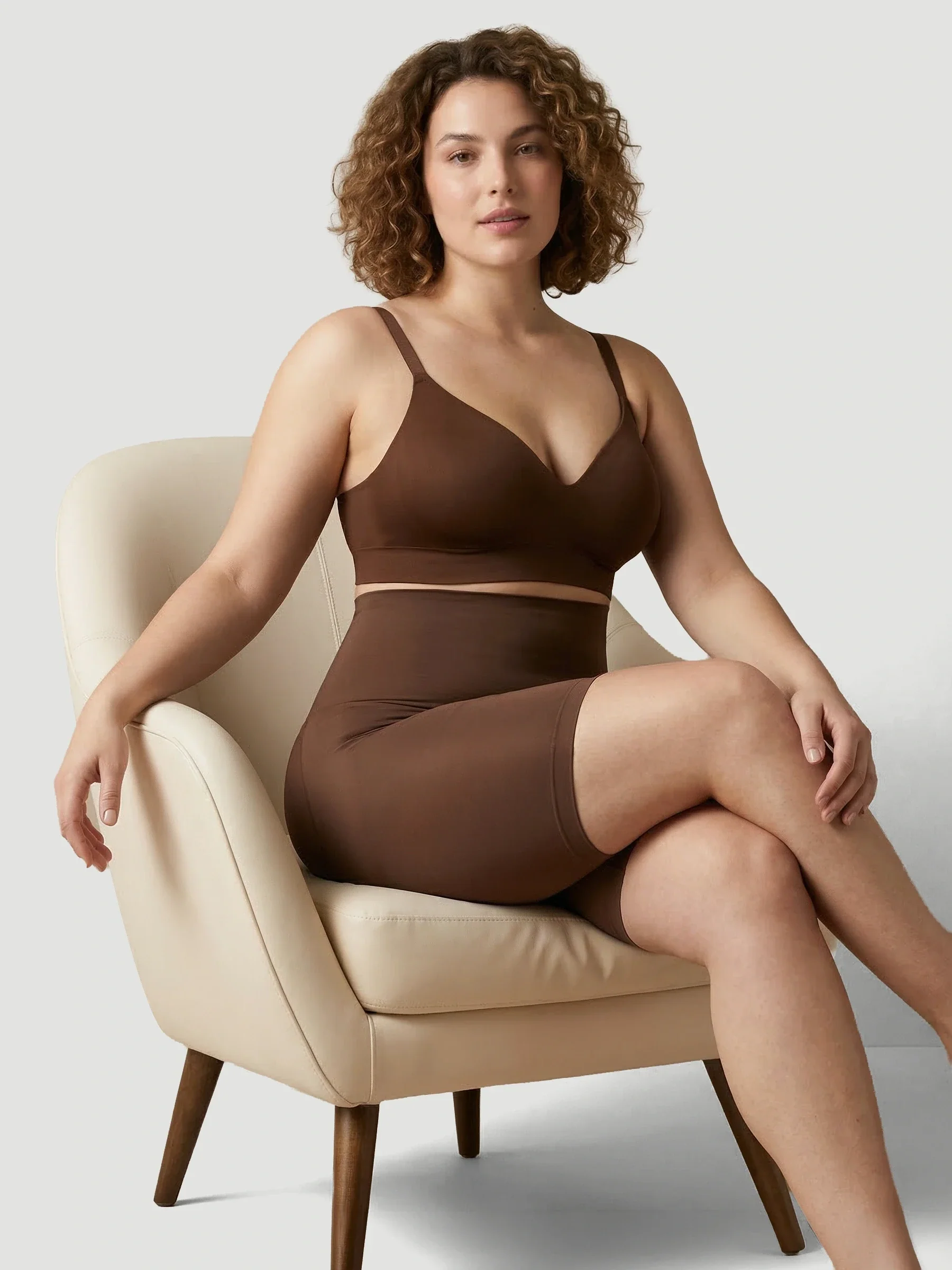 High Waisted Shaping Shorts - Image 34