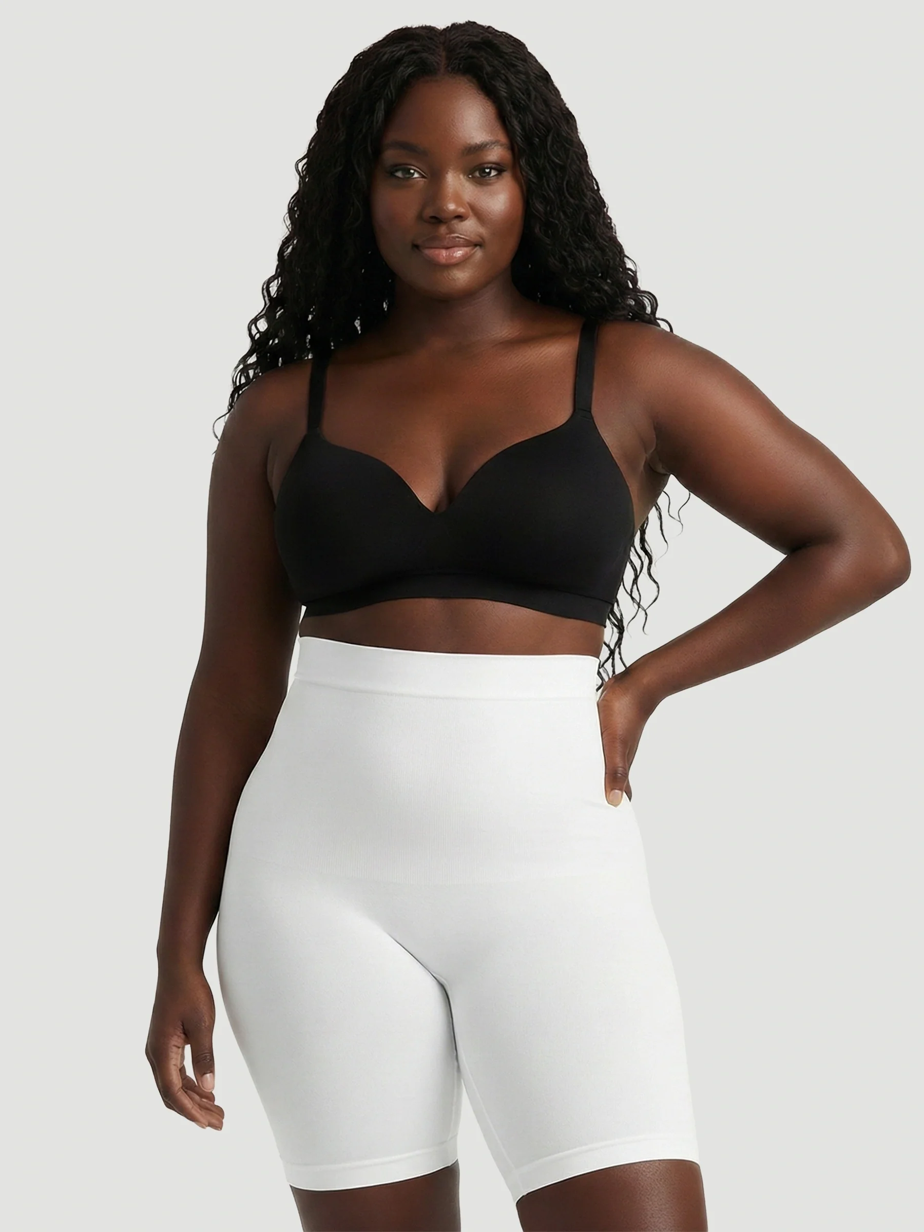 High Waisted Shaping Shorts - Image 39