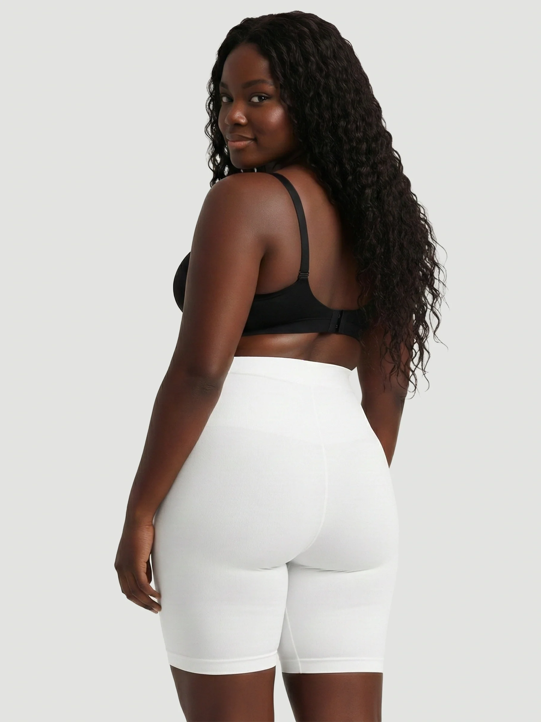 High Waisted Shaping Shorts - Image 41