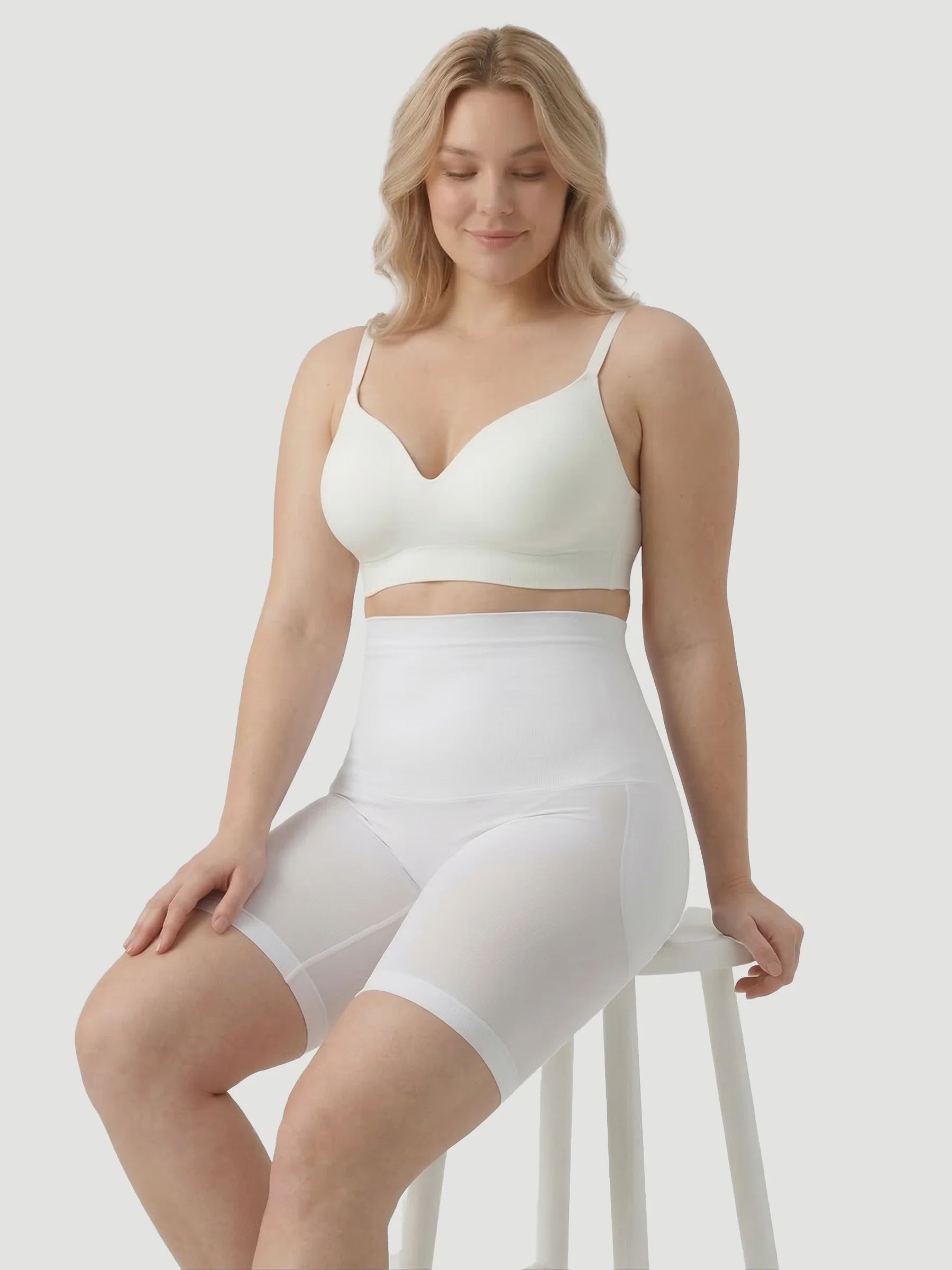 High Waisted Shaping Shorts - Image 43