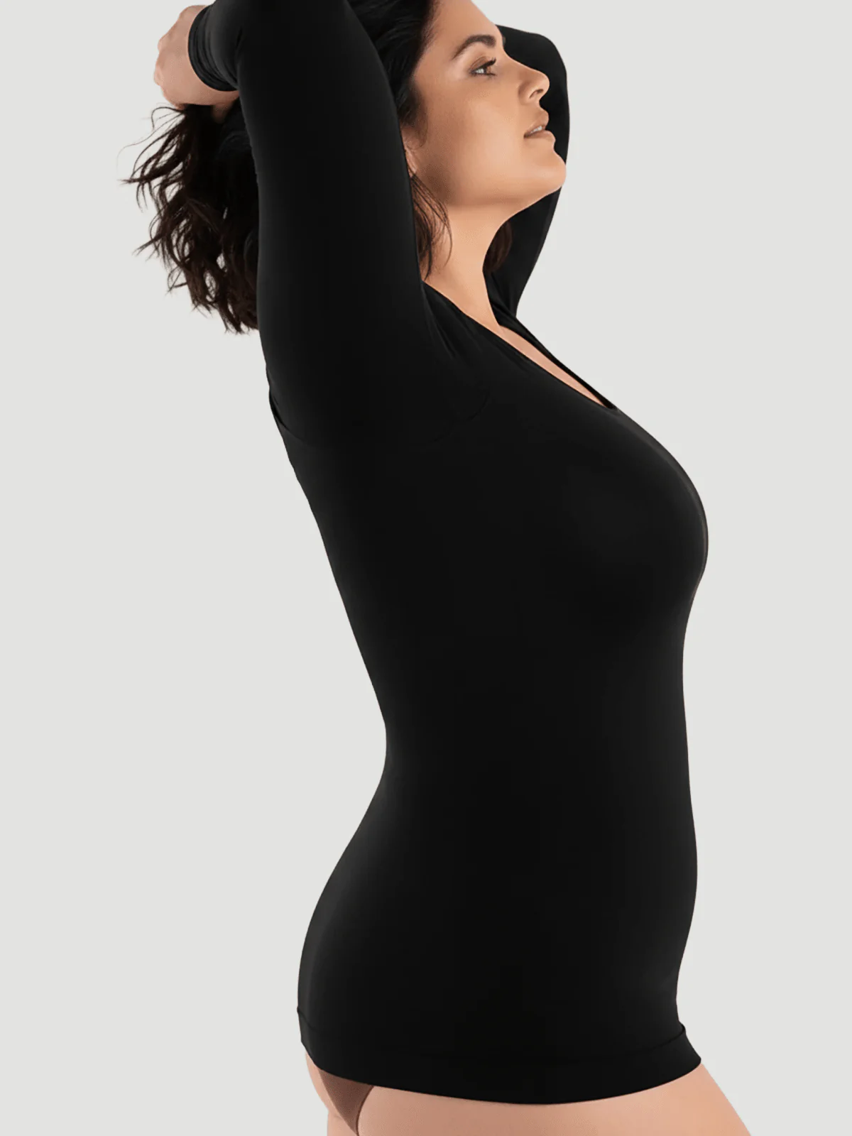 Long-Sleeve Shaping Smoothing Top - Image 3