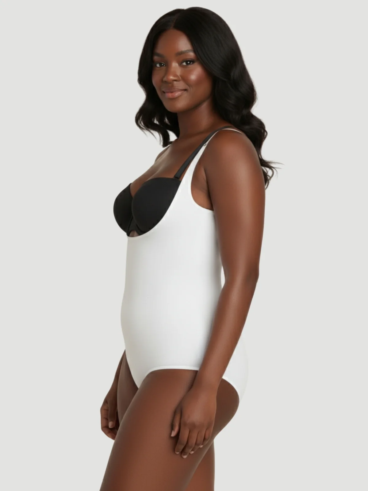 Open Bust Bodysuit Shaping Panty - Image 10