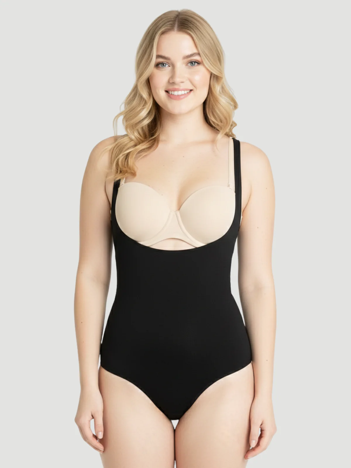 Open Bust Bodysuit Shaping Panty - Image 11