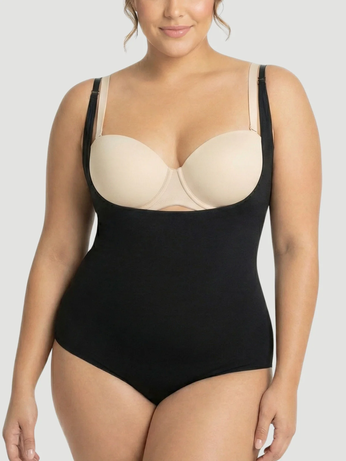 Open Bust Bodysuit Shaping Panty - Image 12