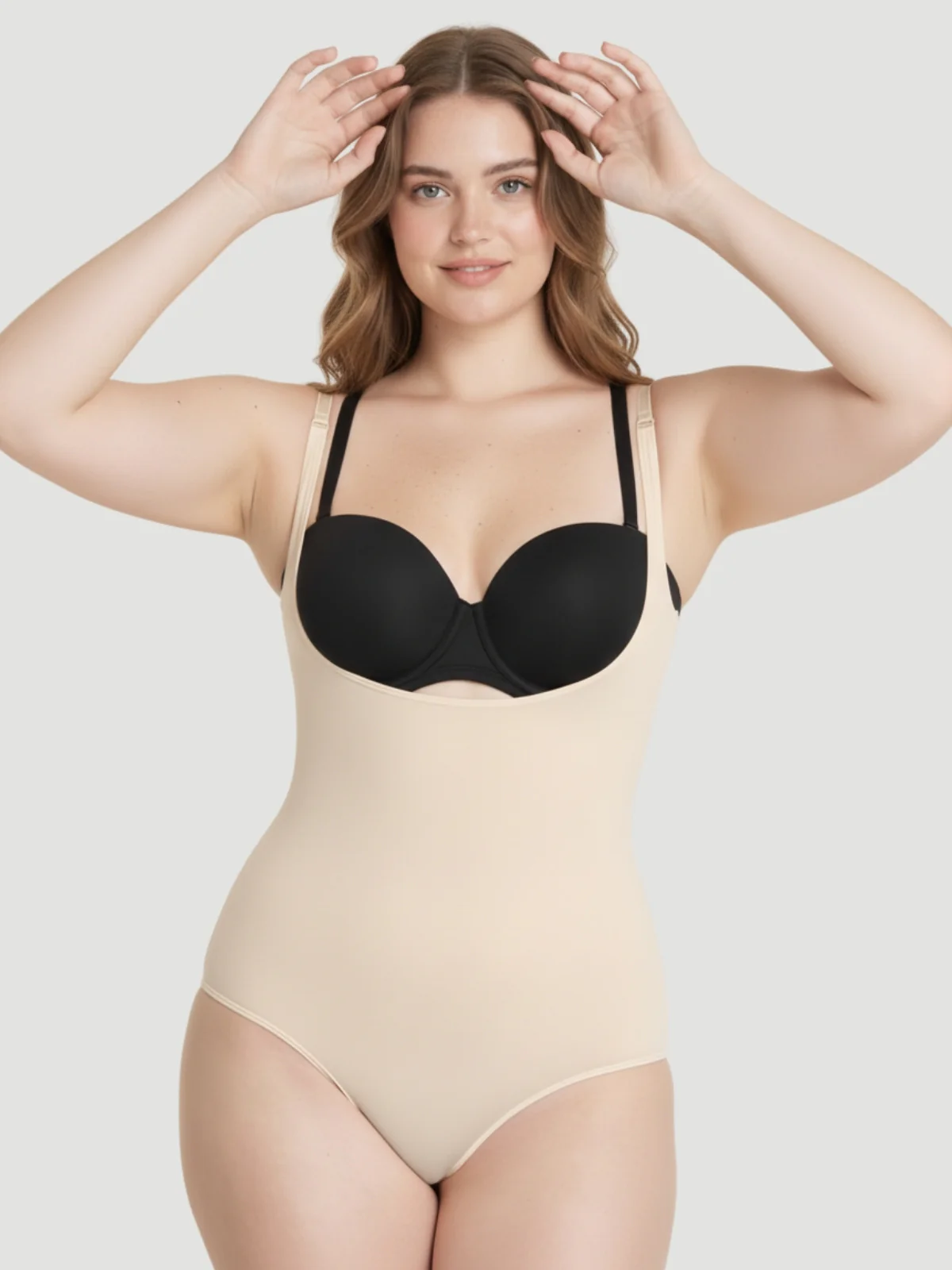 Open Bust Bodysuit Shaping Panty - Image 13