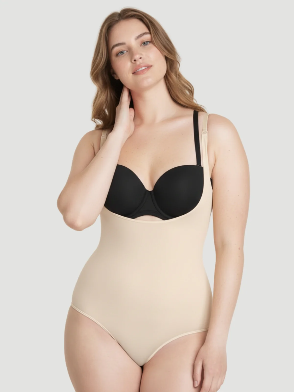 Open Bust Bodysuit Shaping Panty - Image 3