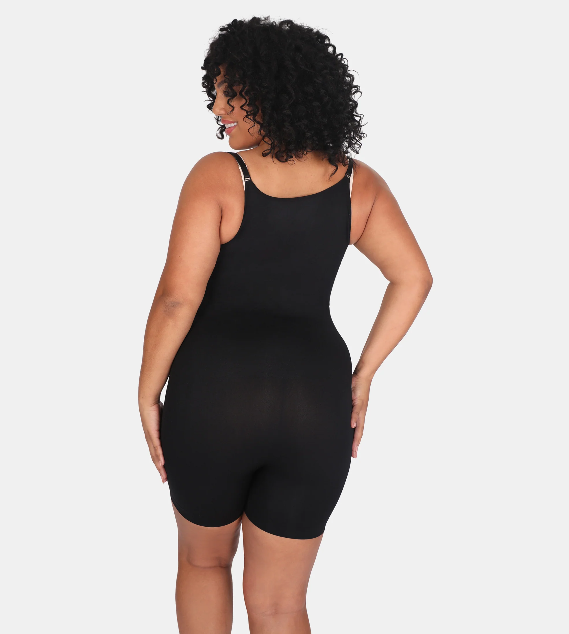 Open Bust Bodysuit Shaping Shorts - Image 3
