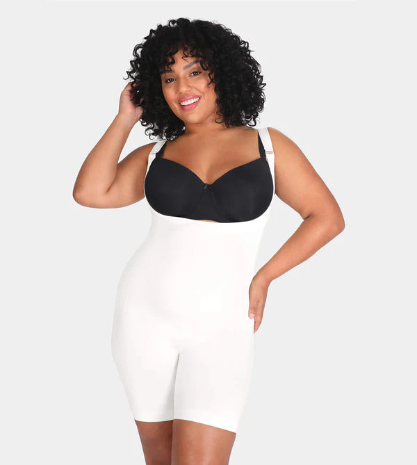 Open Bust Bodysuit Shaping Shorts - Image 8