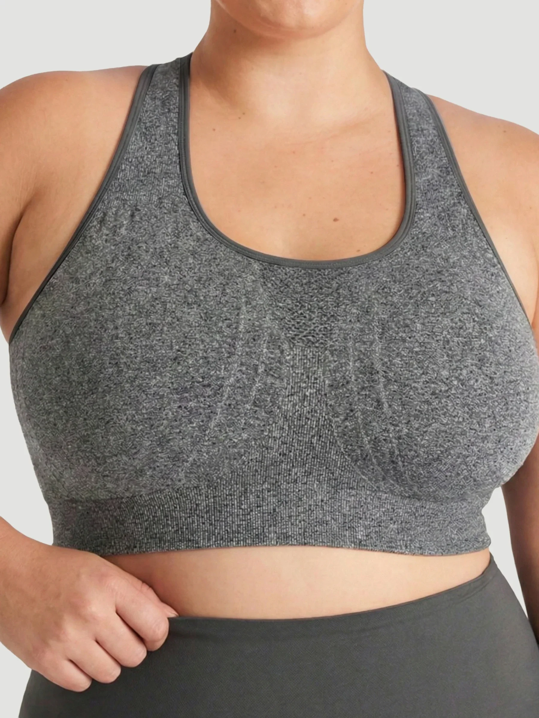 Seamless Racerback Sports Bra - Image 4