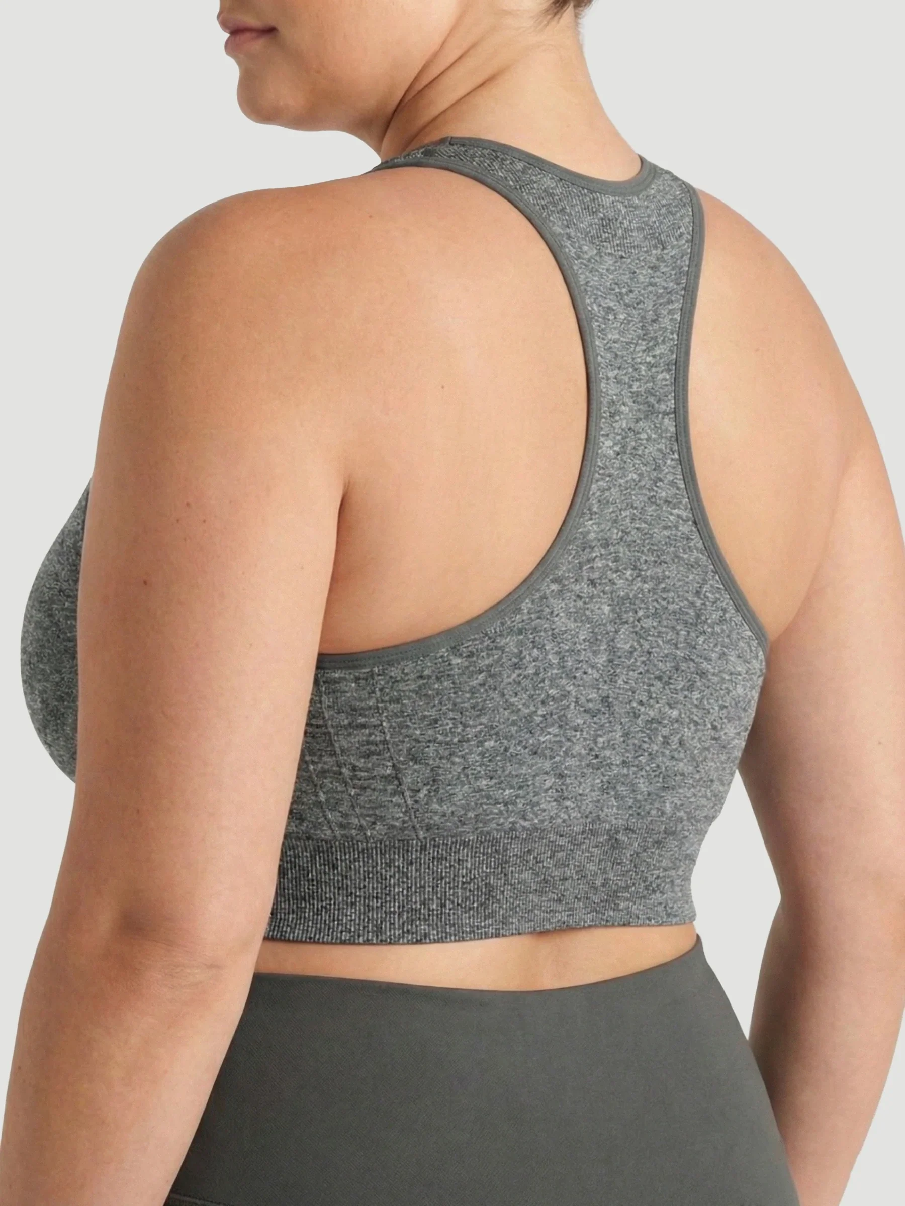 Seamless Racerback Sports Bra - Image 5