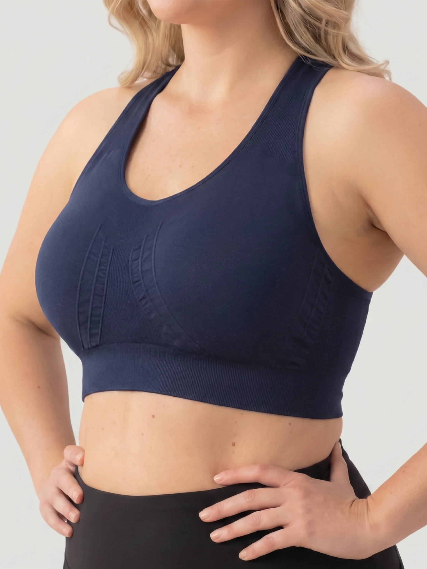 Seamless Racerback Sports Bra - Image 7