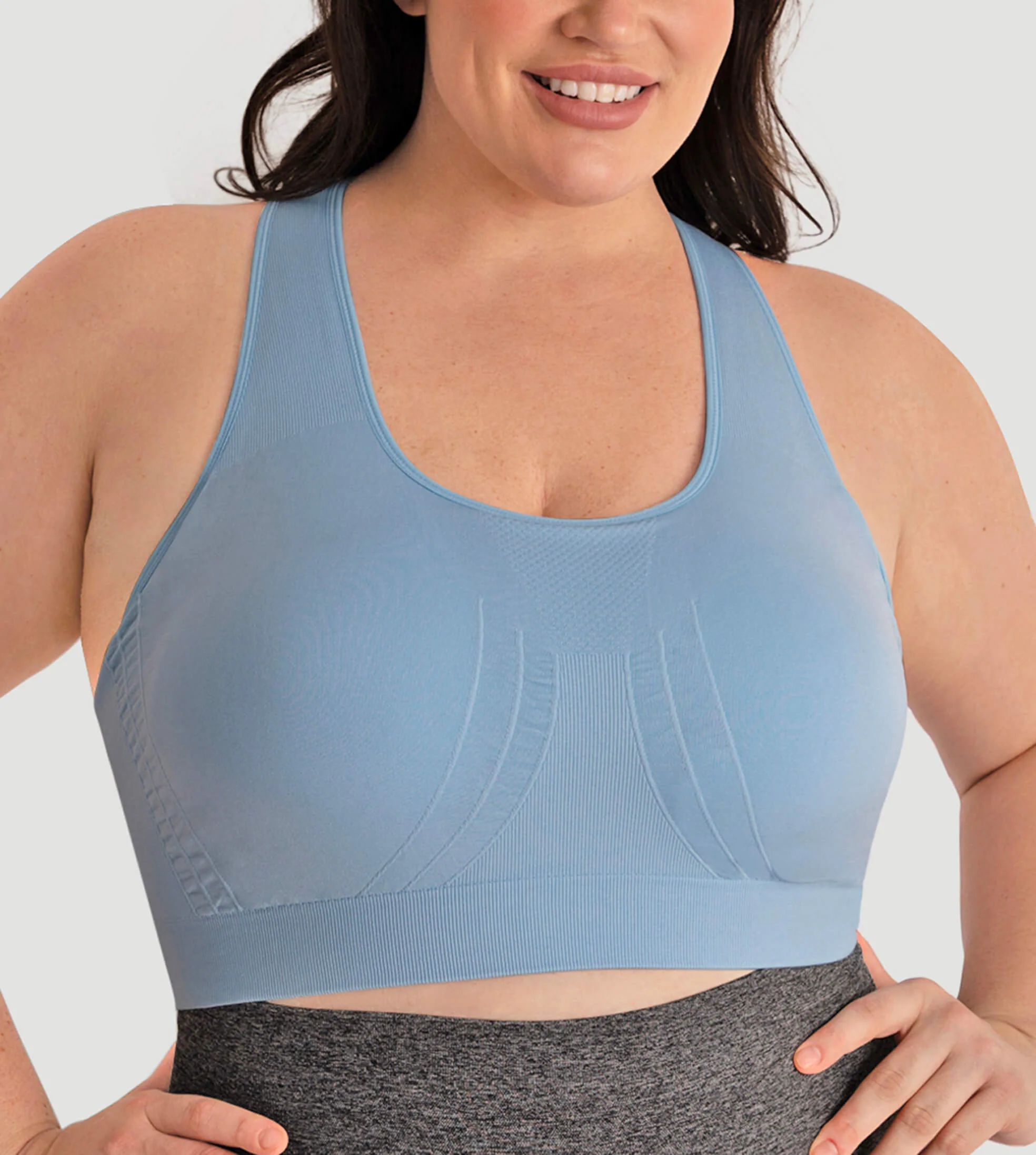 Racerback Seamless Sports Bra - Image 11