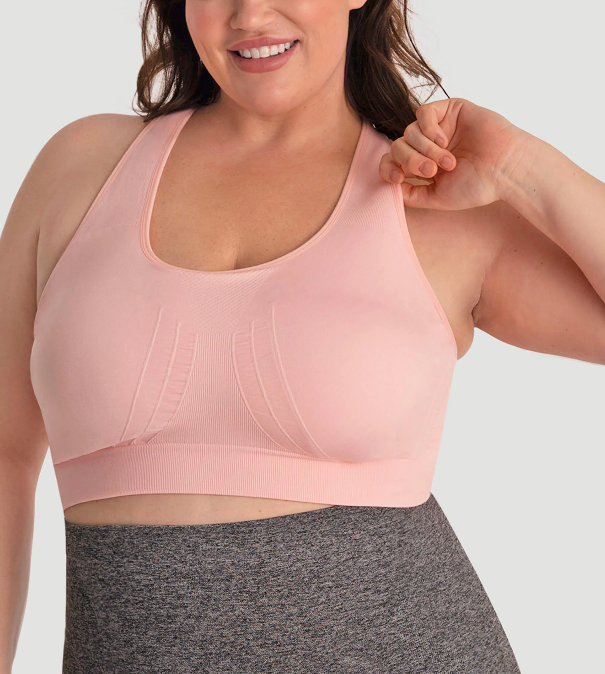 Racerback Seamless Sports Bra - Image 21