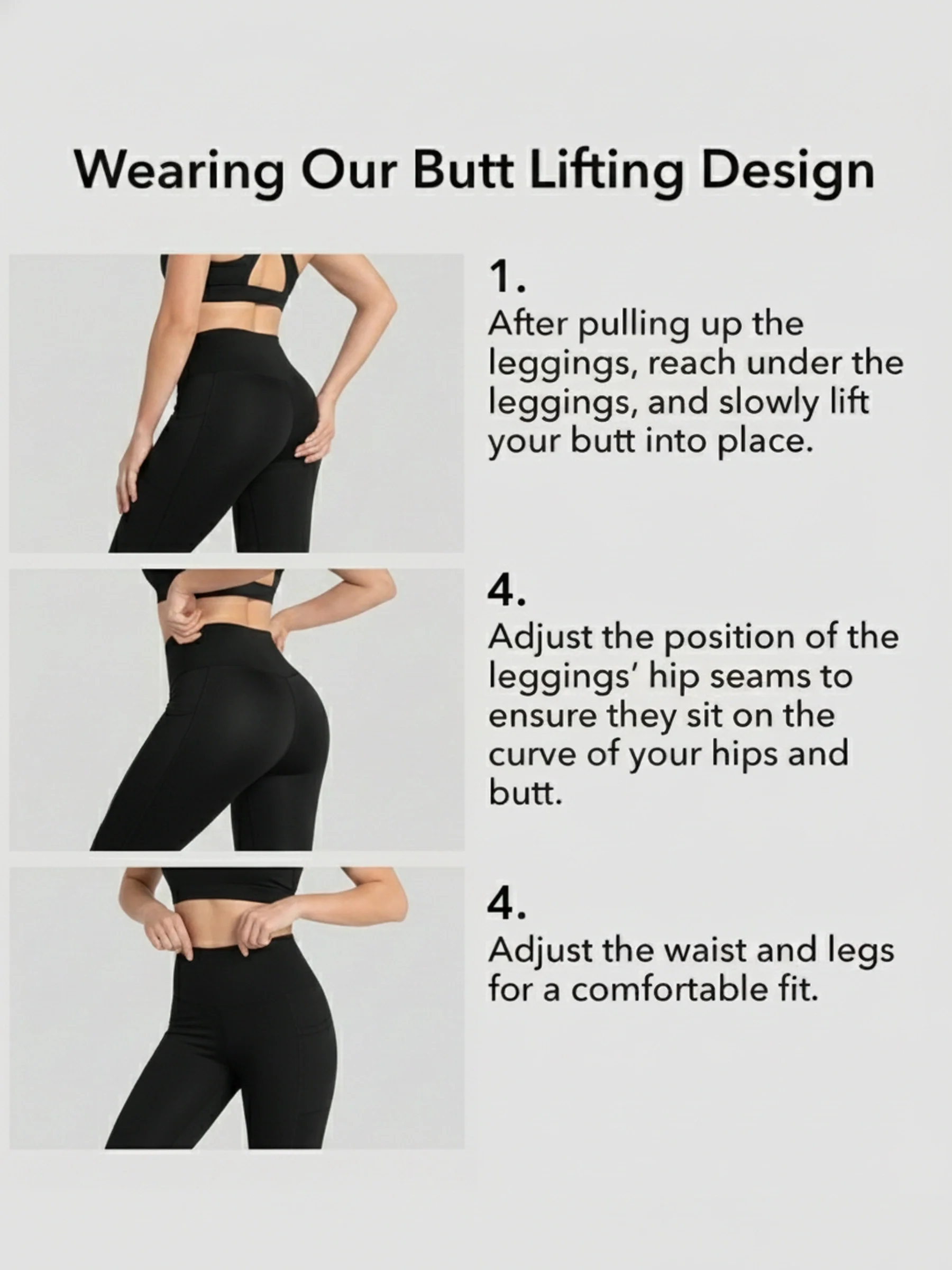 High Waisted Active Shaping Leggings - Image 8